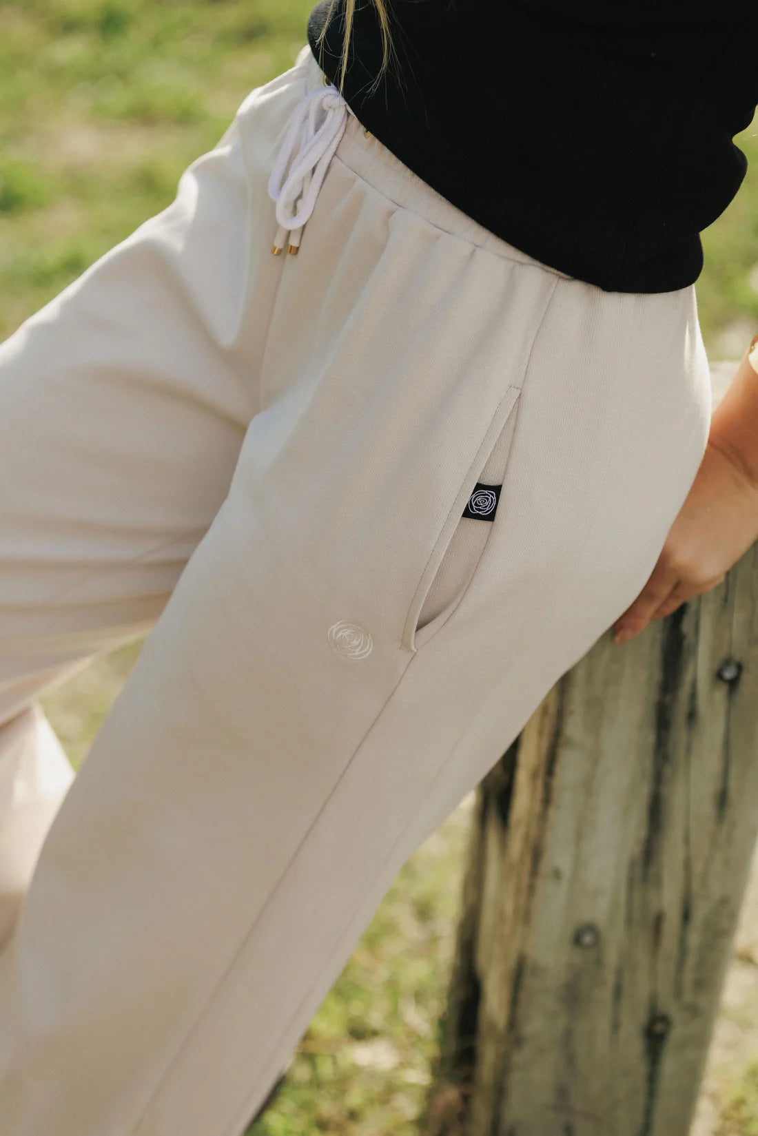 DOME SIDE PANTS IVORY
