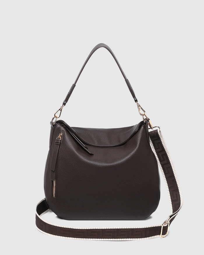 NADIA SHOULDER BAG CHOCOLATE