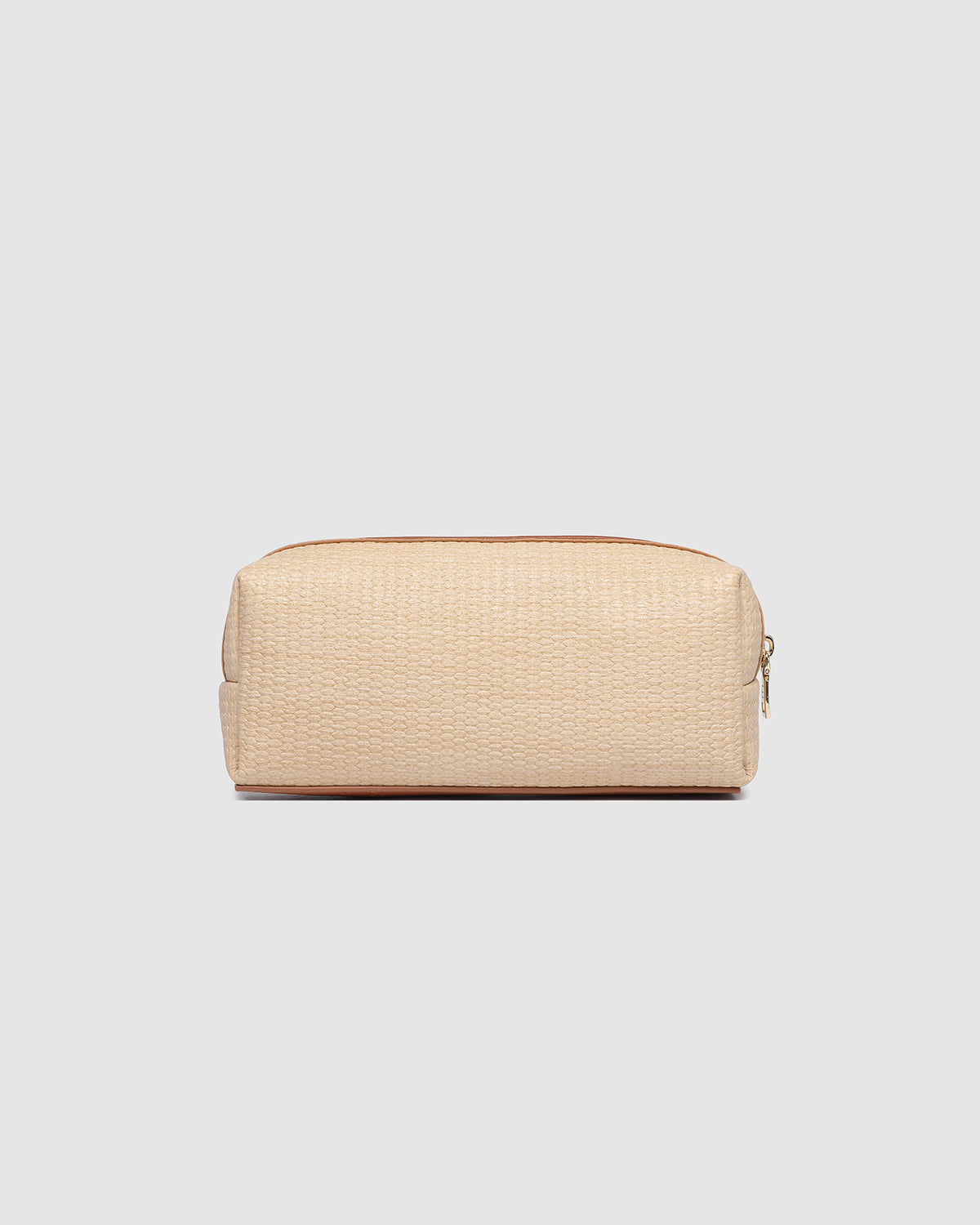 BRIANNA MAKEUP BAG NATURAL TAN