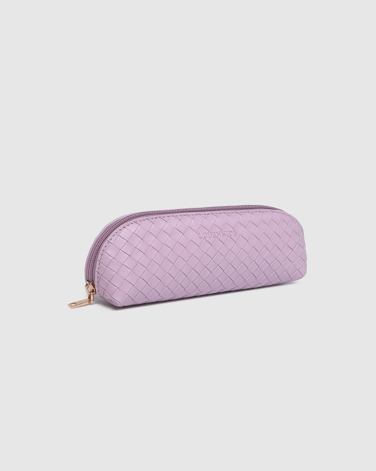 JAYNE WOVEN MAKEUP BAG LILAC