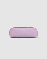 JAYNE WOVEN MAKEUP BAG LILAC