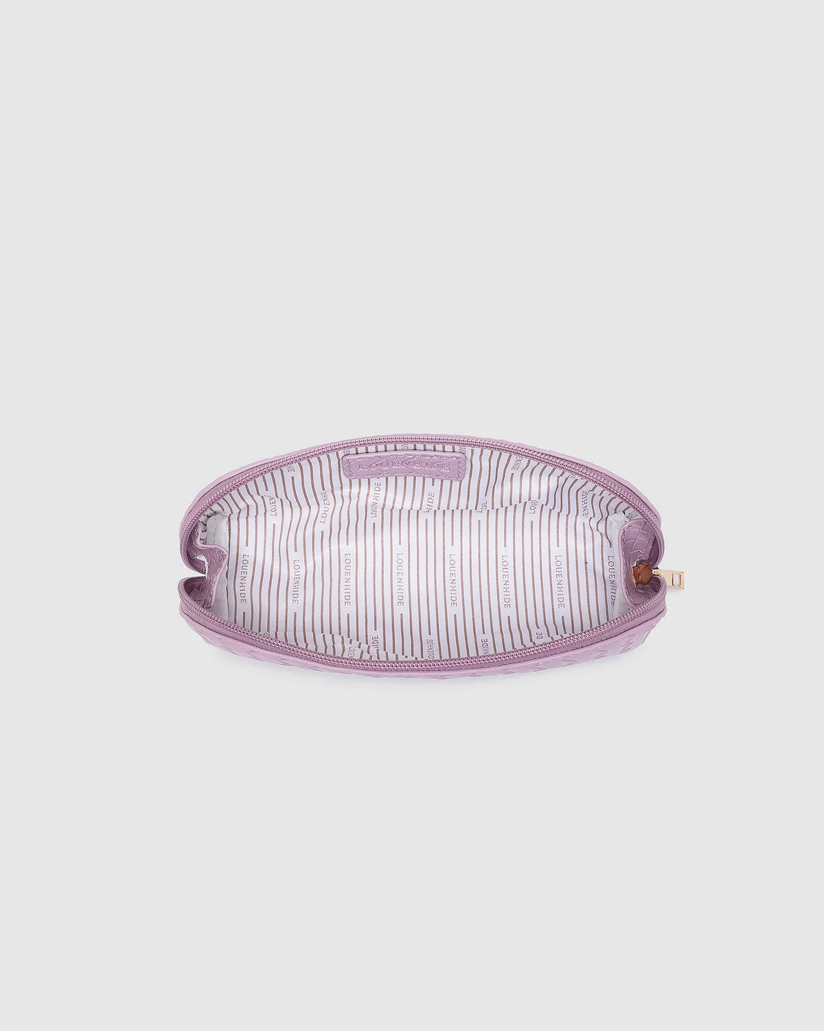 JAYNE WOVEN MAKEUP BAG LILAC