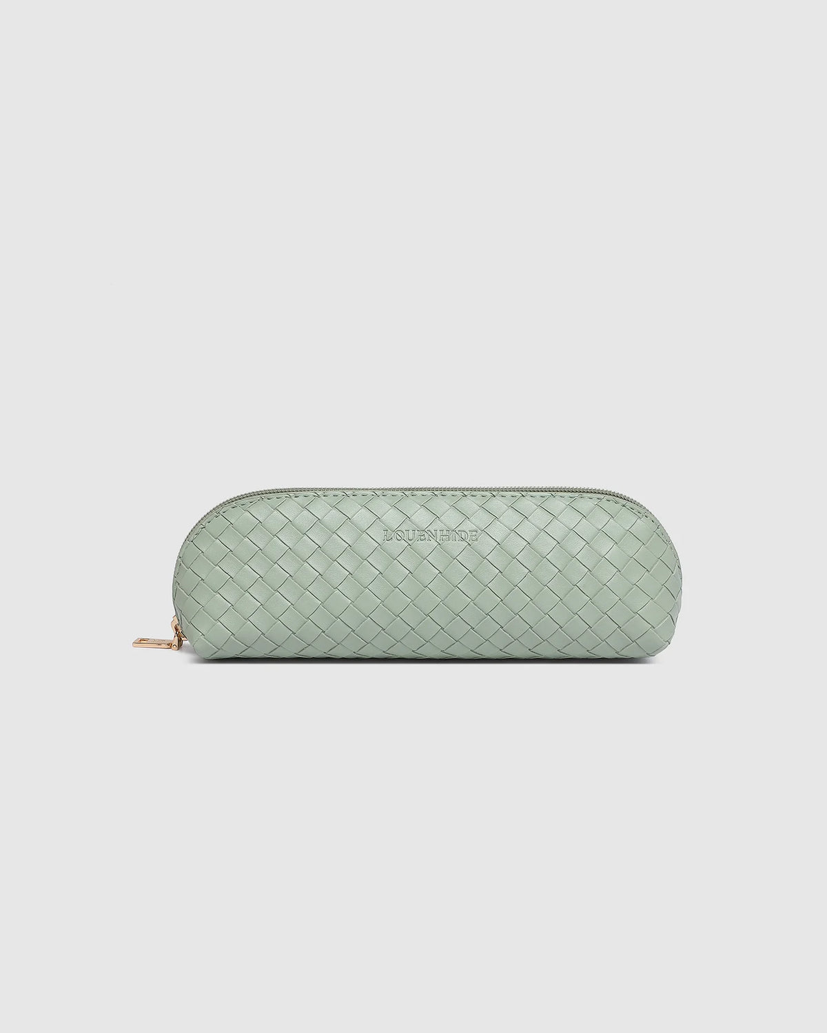 JAYNE WOVEN MAKEUP BAG SAGE GREEN