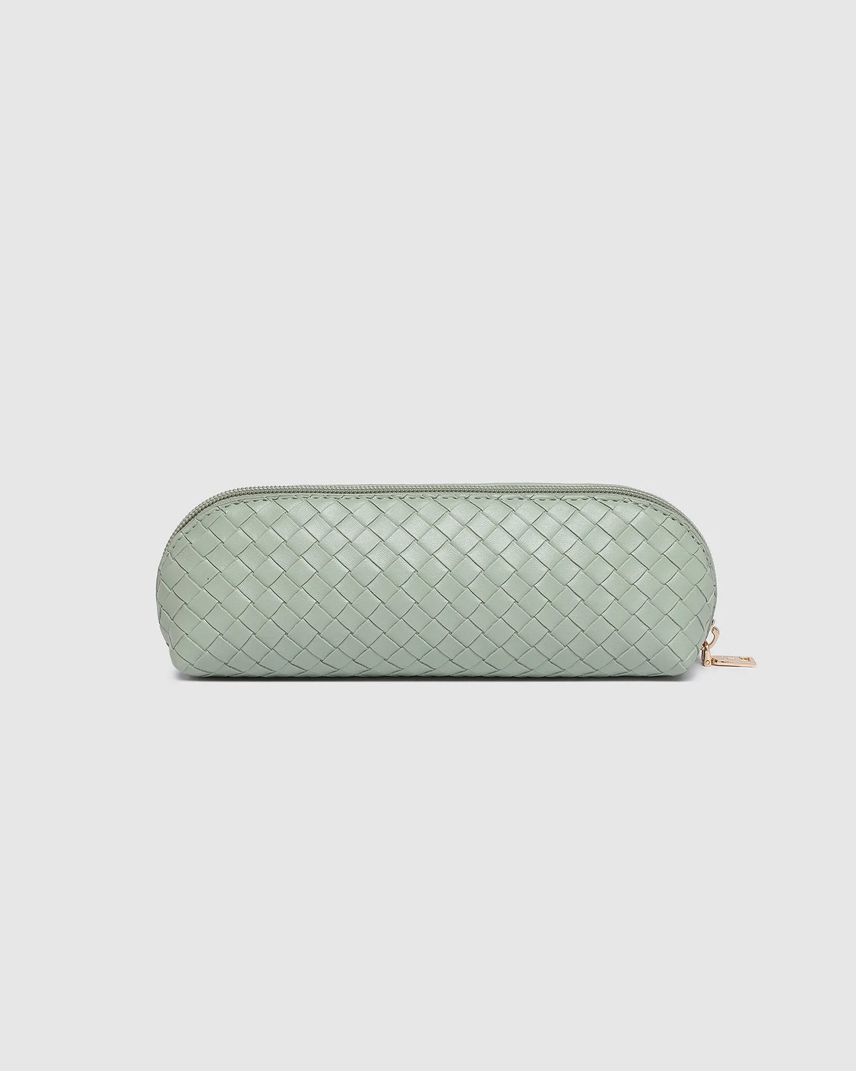 JAYNE WOVEN MAKEUP BAG SAGE GREEN