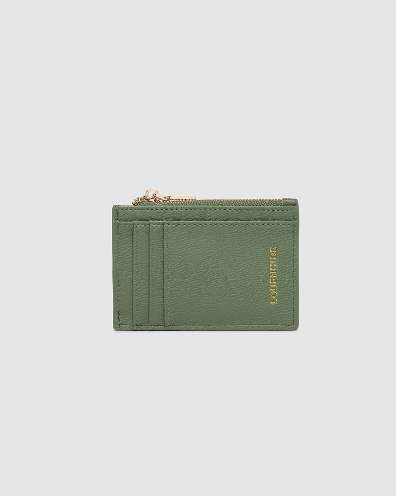 CARA CARDHOLDER SAGE GREEN