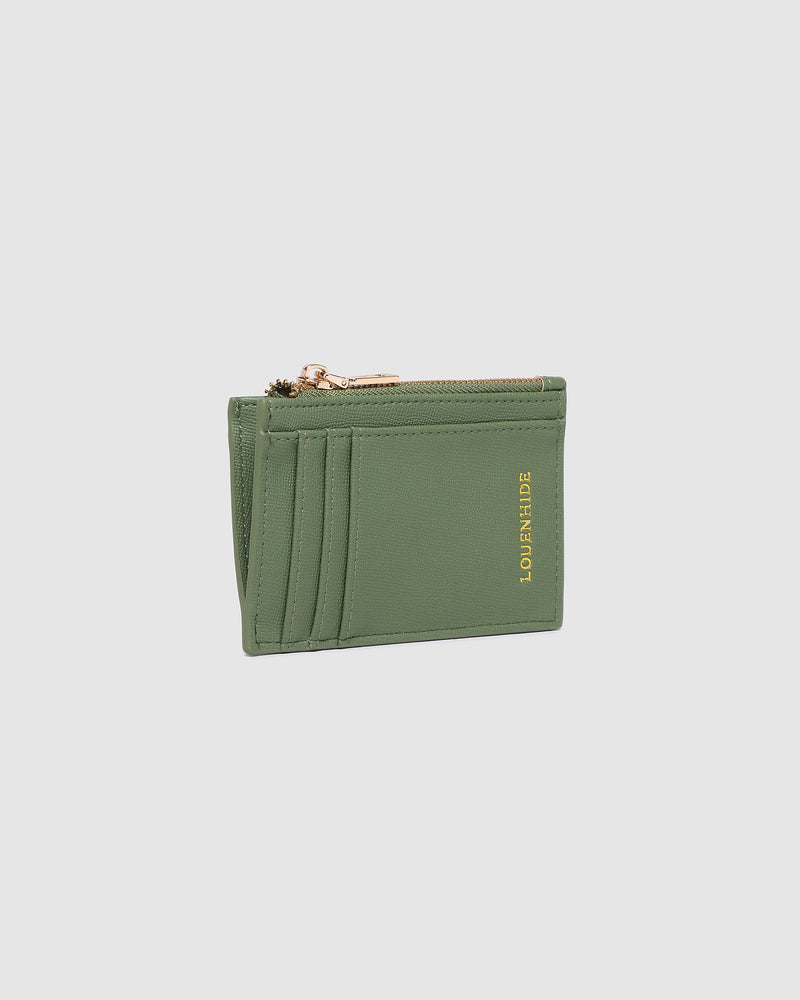 CARA CARDHOLDER SAGE GREEN