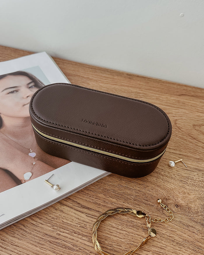 CHARLEE JEWELLERY BOX CHOCOLATE