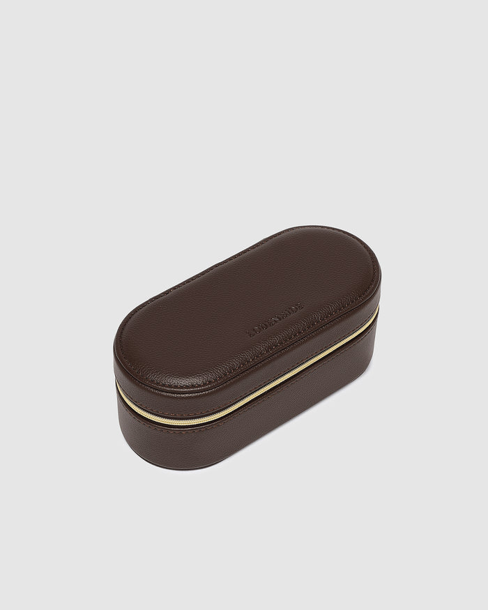 CHARLEE JEWELLERY BOX CHOCOLATE