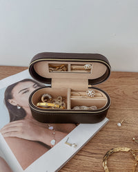 CHARLEE JEWELLERY BOX CHOCOLATE