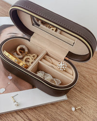 CHARLEE JEWELLERY BOX CHOCOLATE