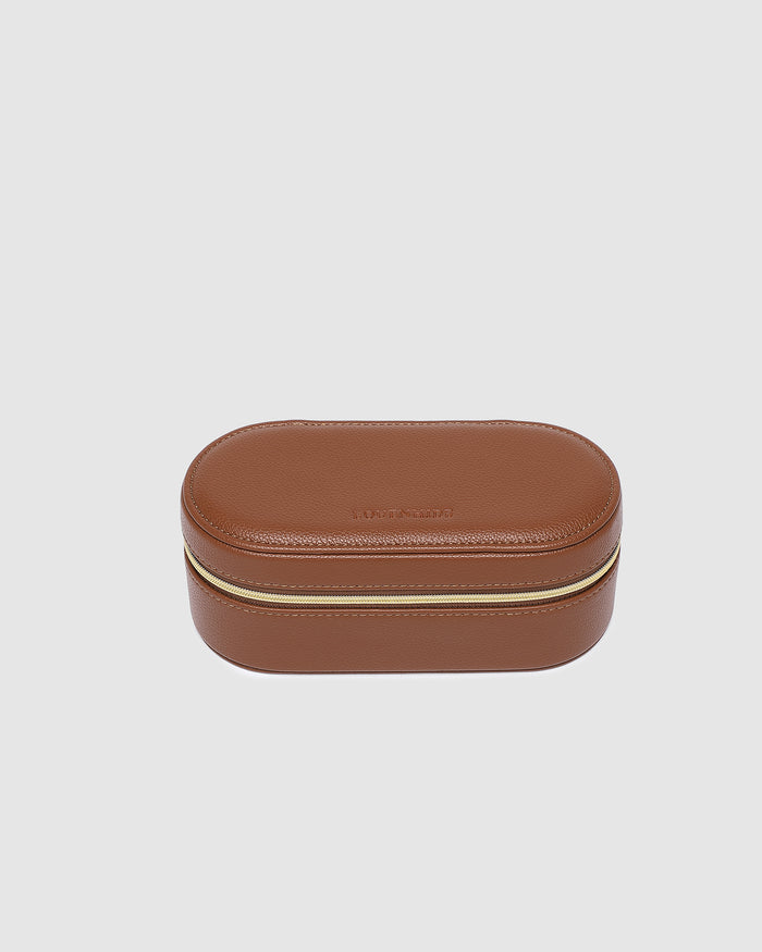 CHARLEE JEWELLERY BOX TAN