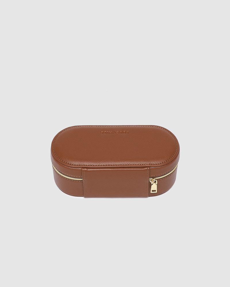 CHARLEE JEWELLERY BOX TAN