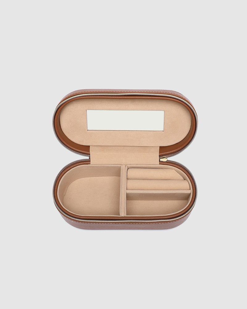 CHARLEE JEWELLERY BOX TAN