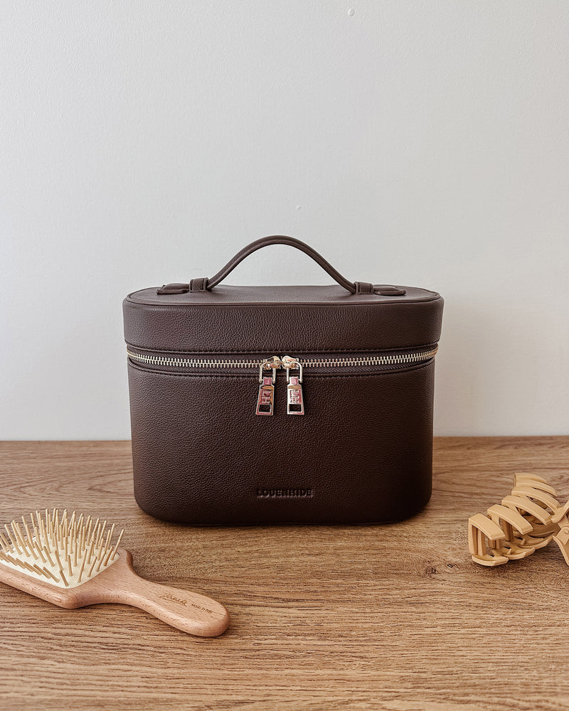 JULIETTE VANITY CASE CHOCOLATE