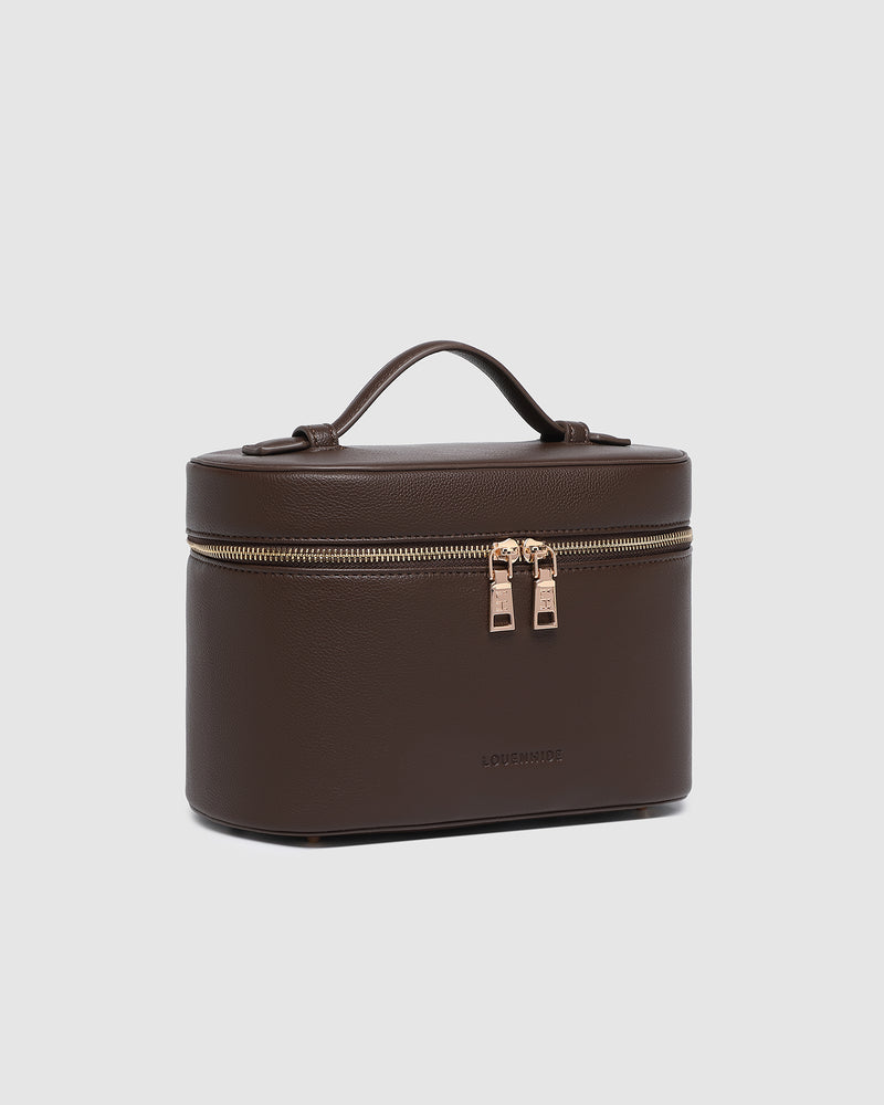 JULIETTE VANITY CASE CHOCOLATE