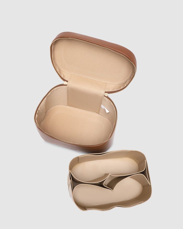 JULIETTE VANITY CASE TAN