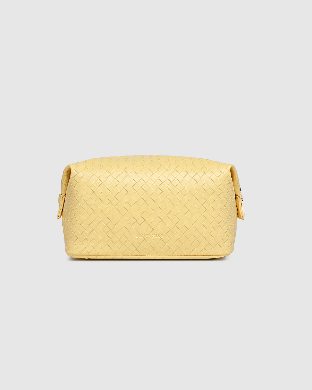 LUCINDA WOVEN COSMETIC CASE BUTTER
