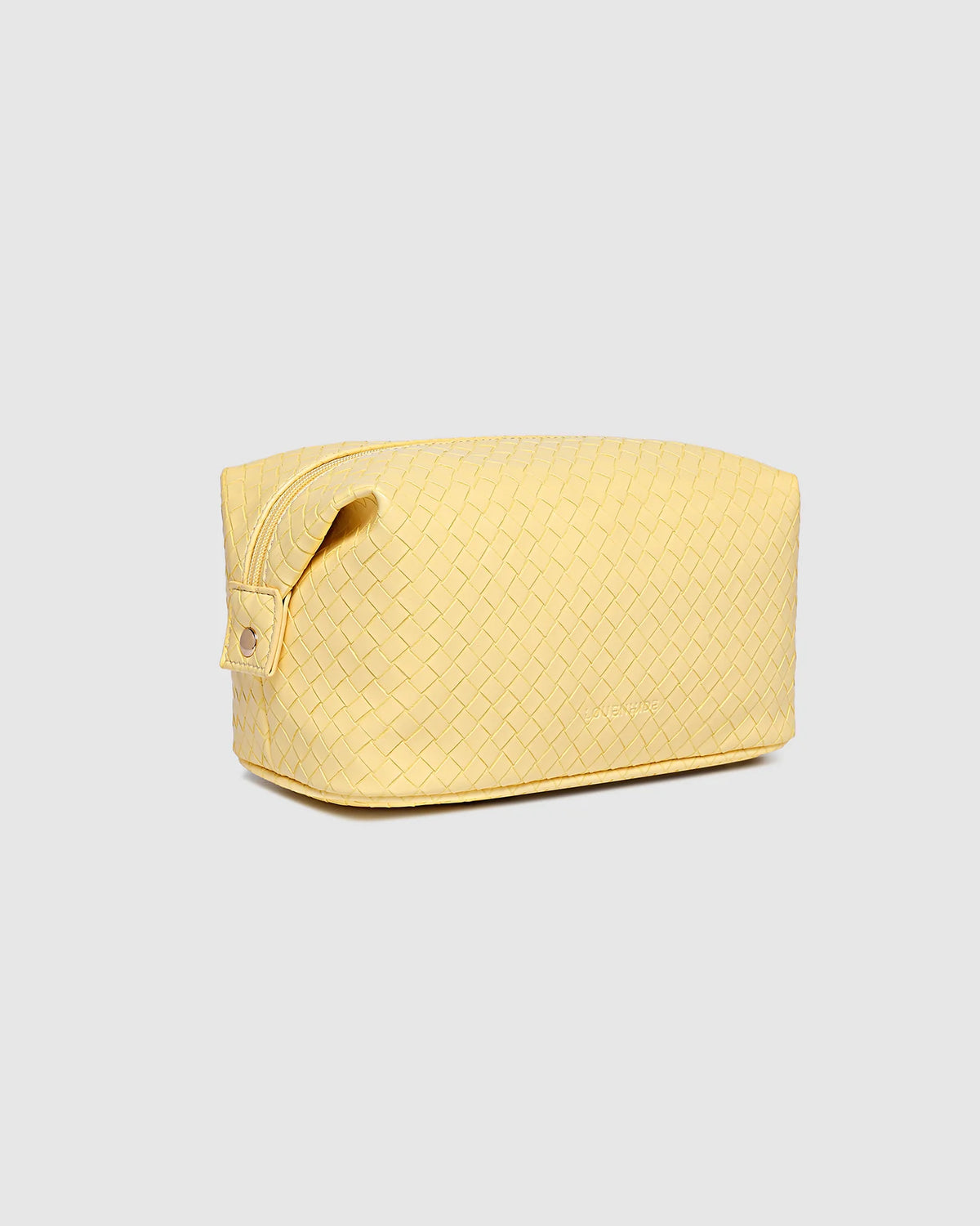 LUCINDA WOVEN COSMETIC CASE BUTTER