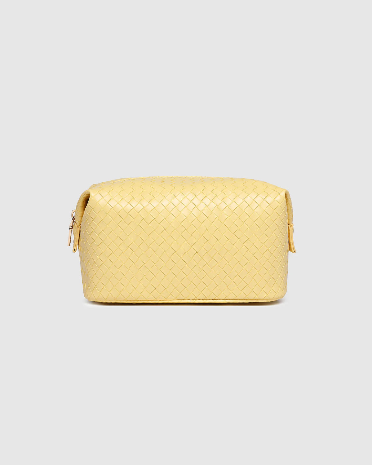 LUCINDA WOVEN COSMETIC CASE BUTTER