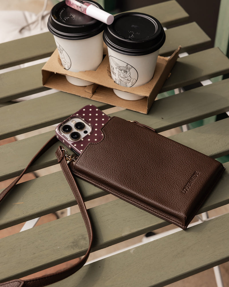 SUKI PHONE BAG CHOCOLATE