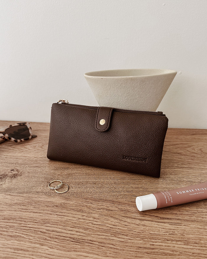 STELLA WALLET CHOCOLATE