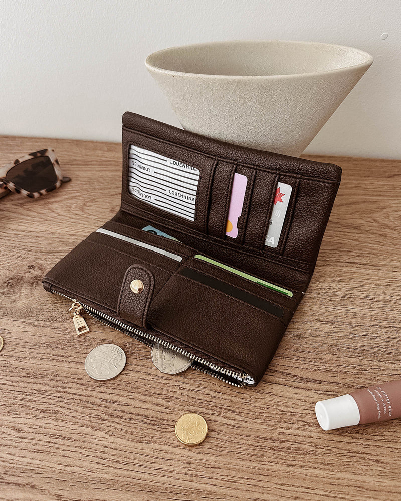 STELLA WALLET CHOCOLATE