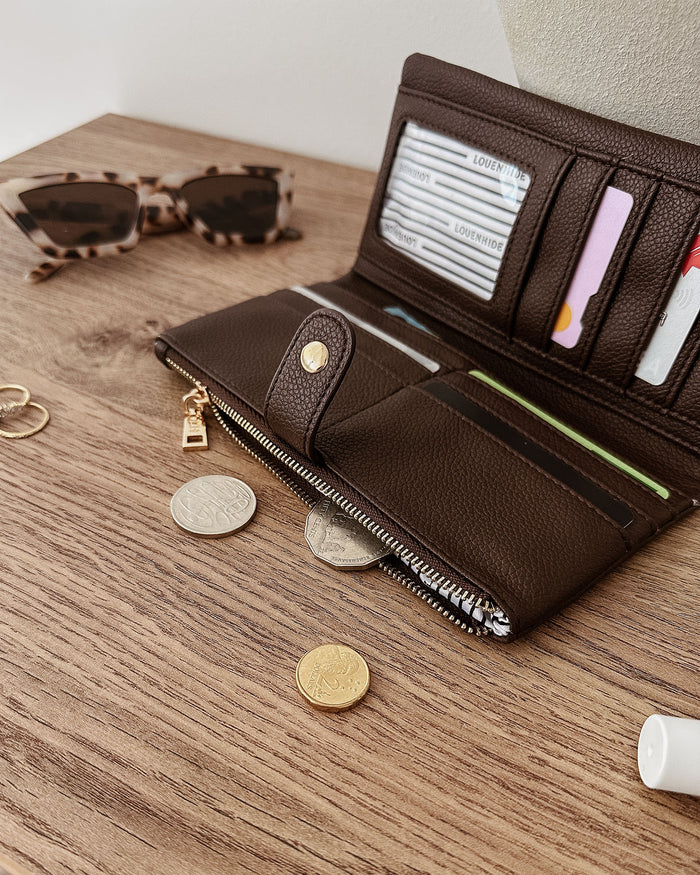 STELLA WALLET CHOCOLATE