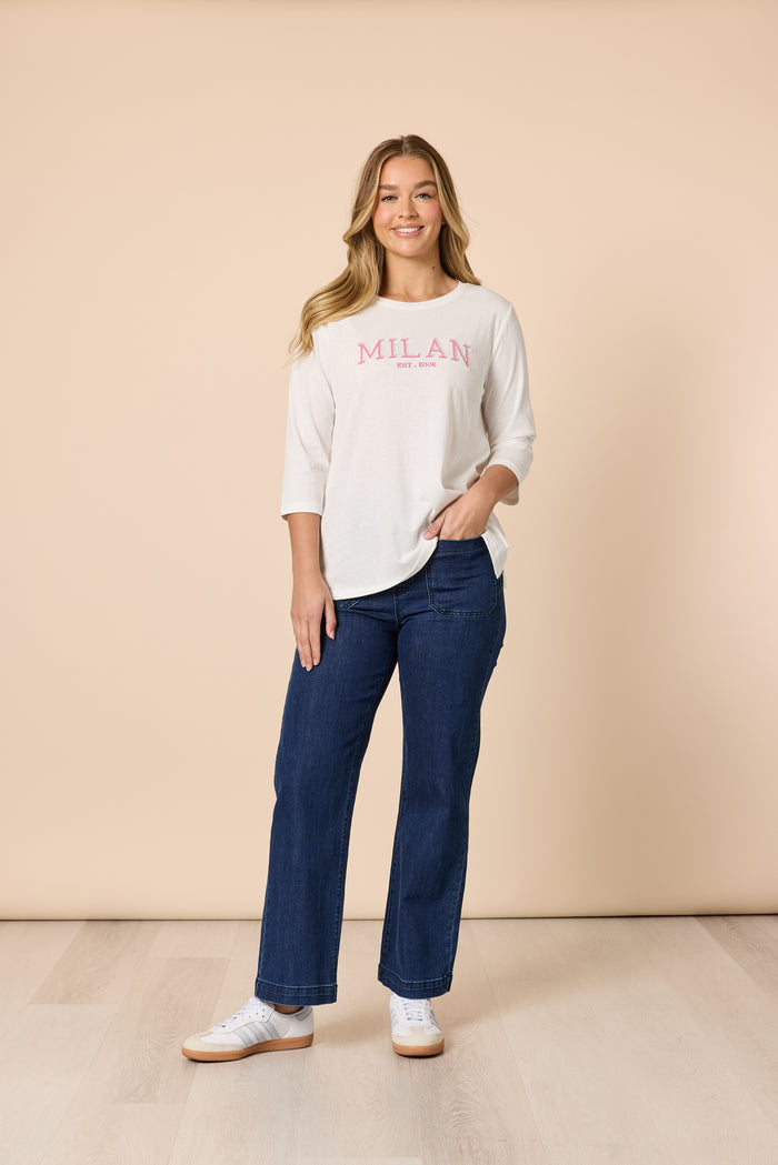MILAN TEE WHITE