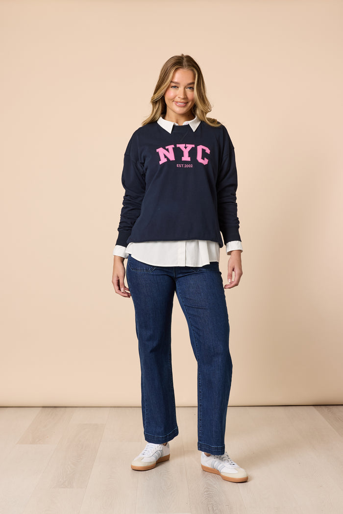 THE NYC SWEATSHIRT NAVY