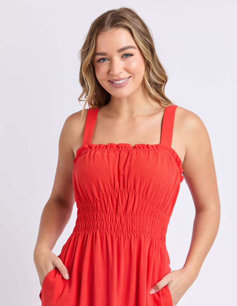 DANDELION DRESS TANGELO