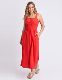 DANDELION DRESS TANGELO