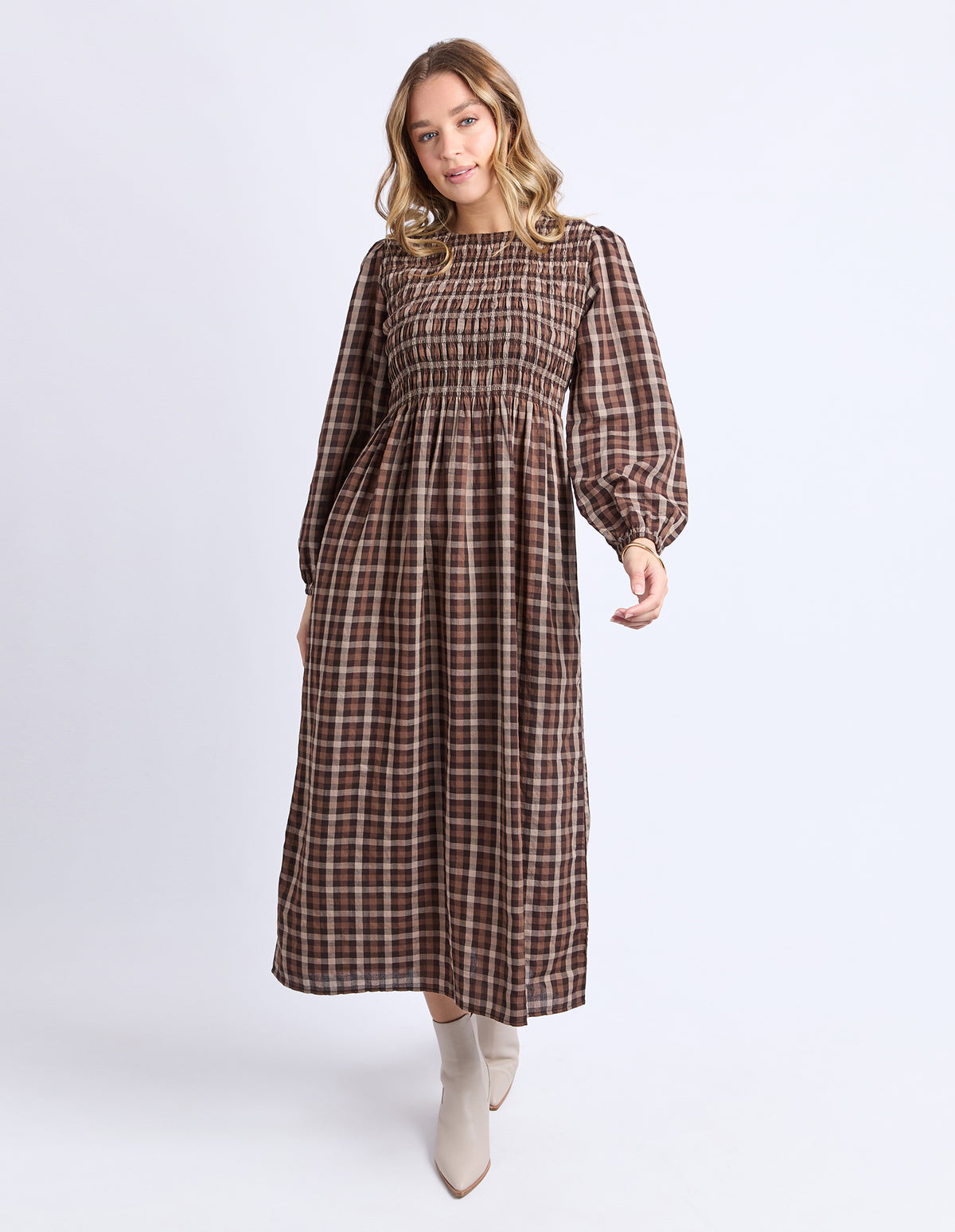 COCO CHECK DRESS