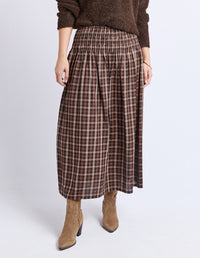 COCO CHECK SKIRT