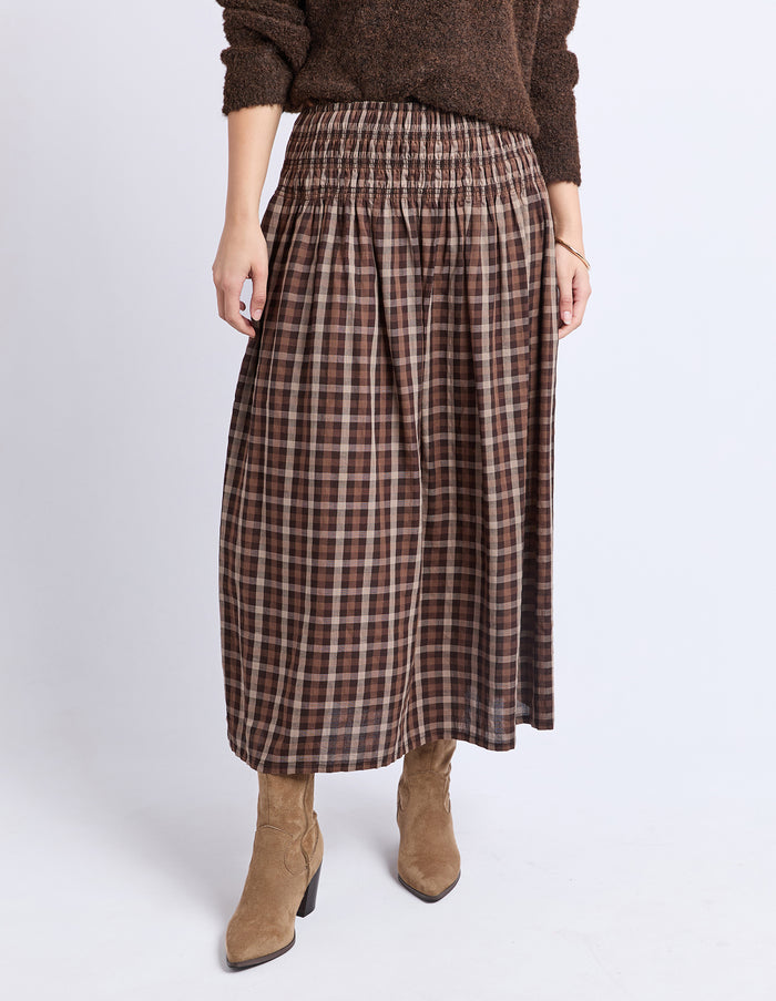 COCO CHECK SKIRT