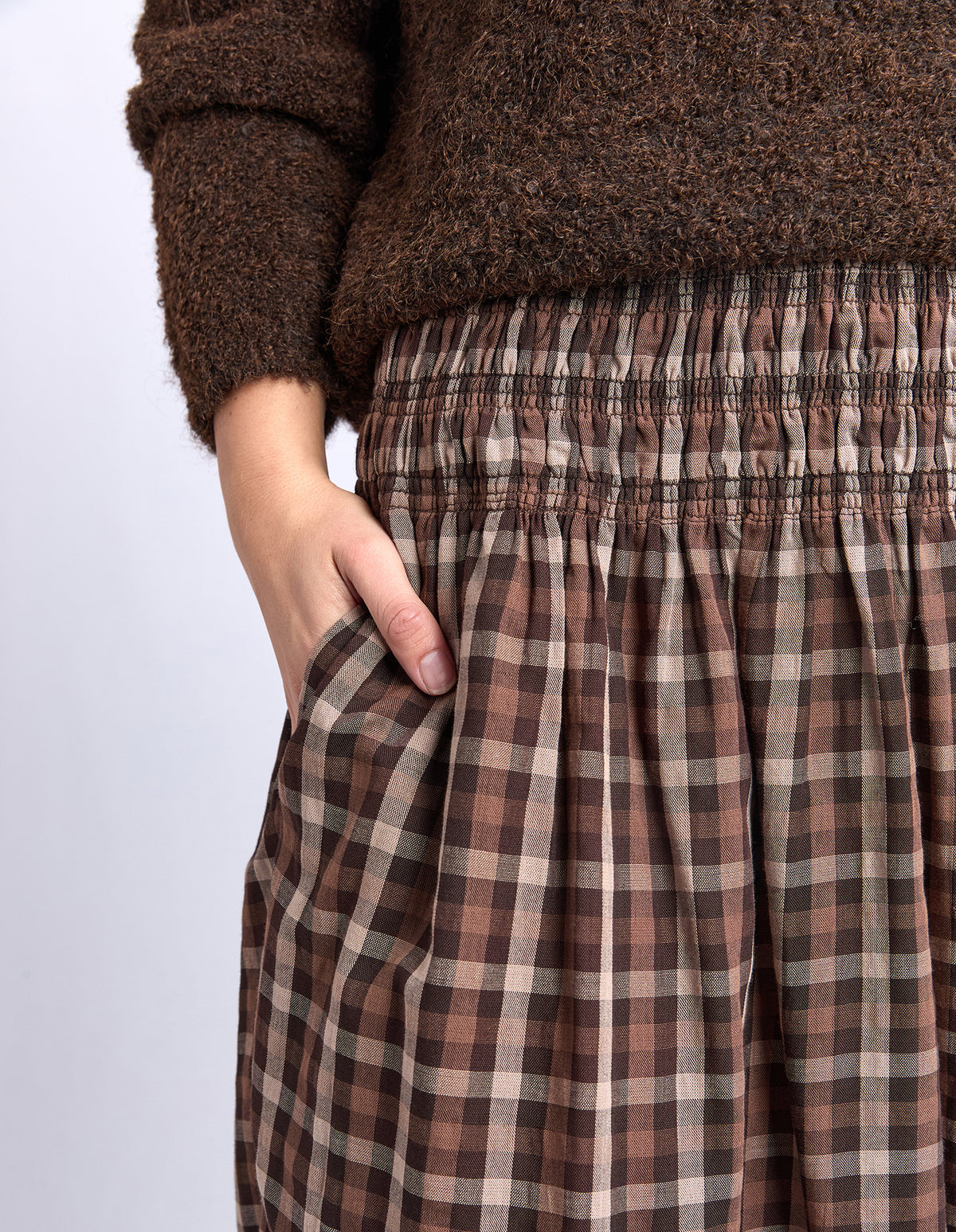 COCO CHECK SKIRT