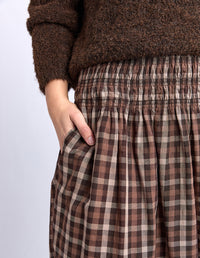 COCO CHECK SKIRT