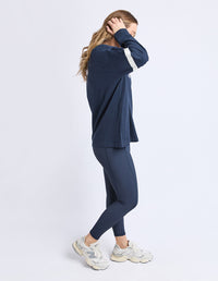 STUDIO TWIN TEE NAVY