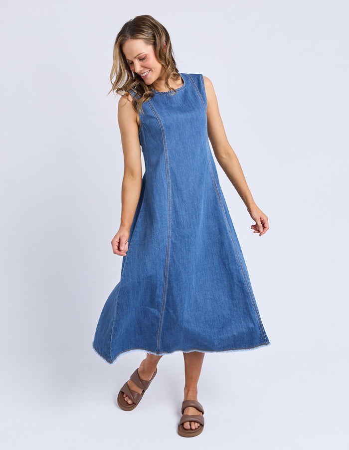 SOLENE DENIM DRESS