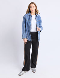 ACE OVER SHIRT MID BLUE