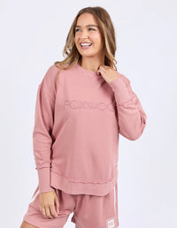 SIMPLIFIED CREW DUSKY ROSE