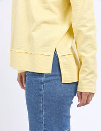 JAYNE THROW ON TOP LEMON