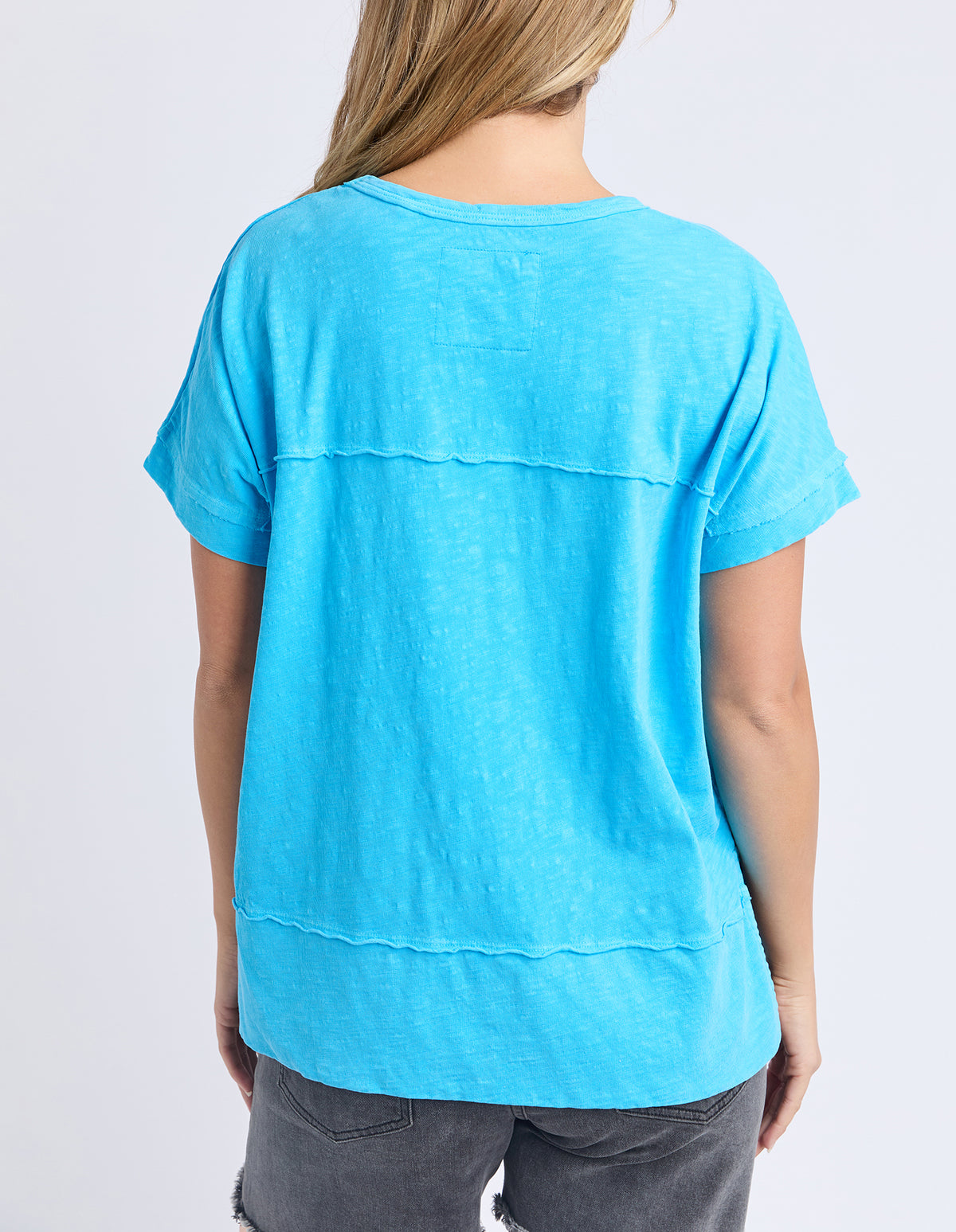 ALLISON TEE AZURE BLUE