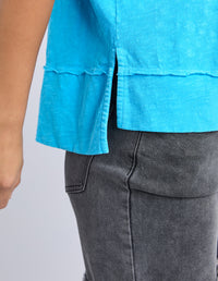 ALLISON TEE AZURE BLUE