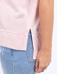 ALLISON TEE PALE PINK