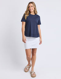FARRAH SHORT SLEEVE TEE NAVY