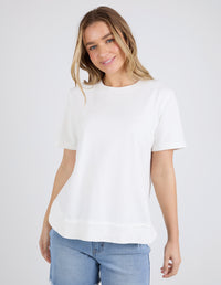 FARRAH SHORT SLEEVE TEE WHITE