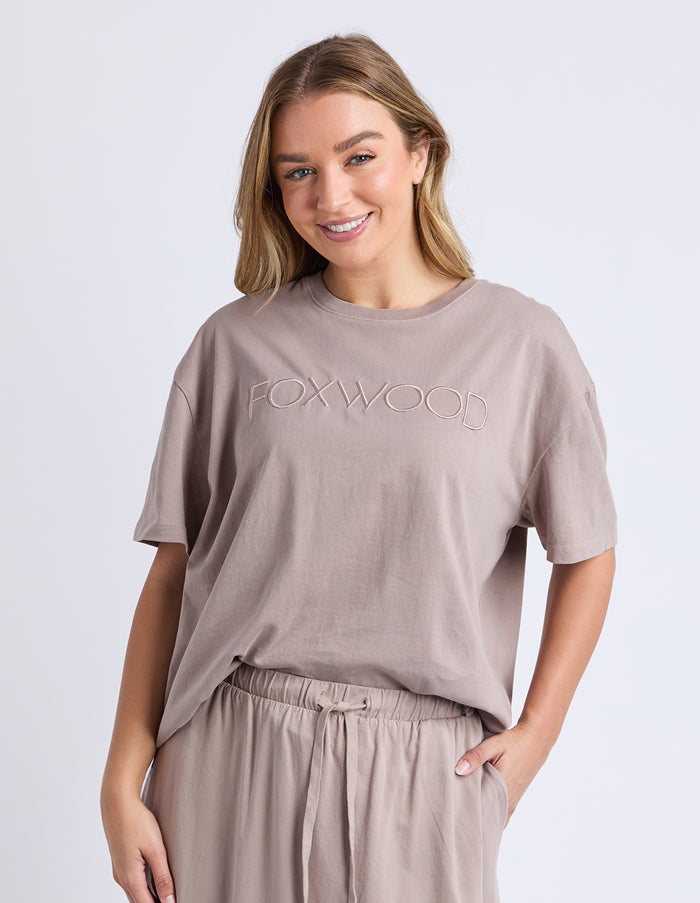 SIMPLIFIED TEE MOCHA