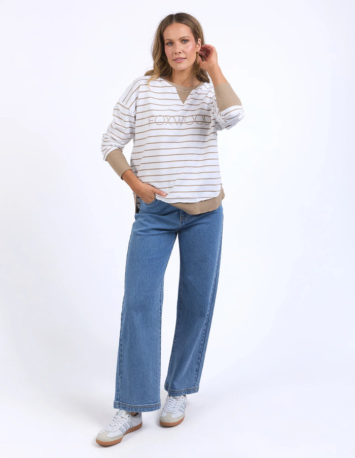 SIMPLIFIED CREW NATURAL/WHITE