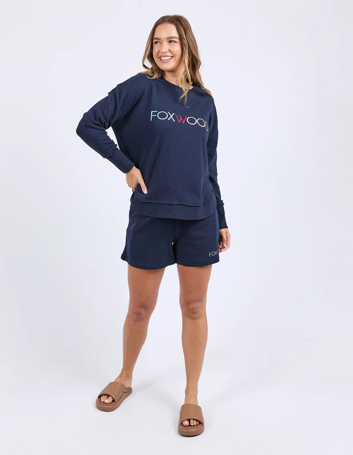 SIMPLIFIED CREW CONFETTI CREW NAVY
