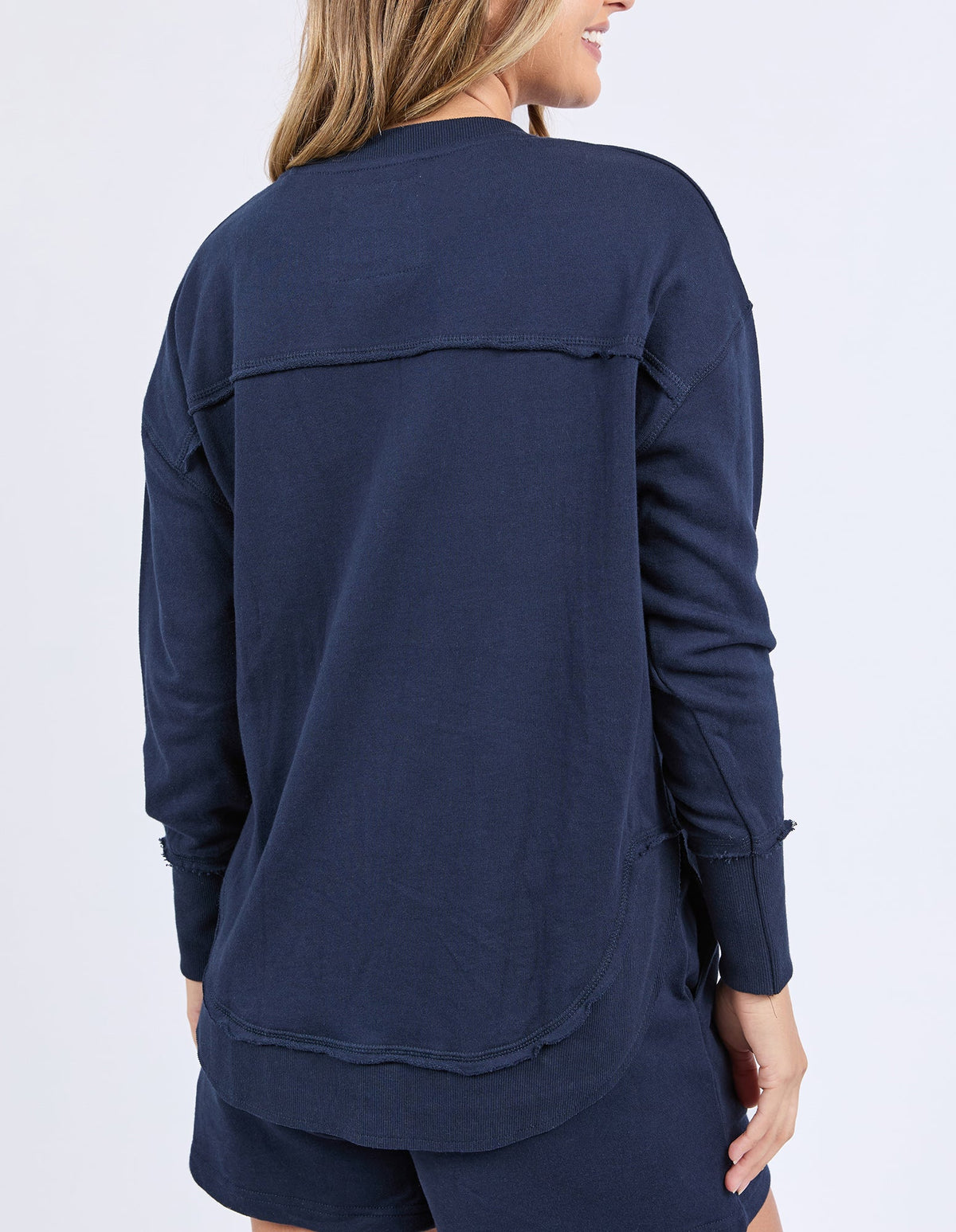 SIMPLIFIED CREW CONFETTI CREW NAVY
